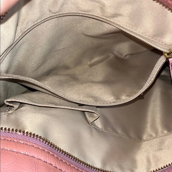 Coach Pink Leather Women's Bag - Picture 3 of 5